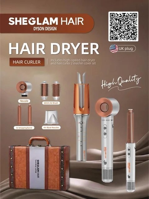 سشوار چندکاره شیگلم مدل Dyson Design